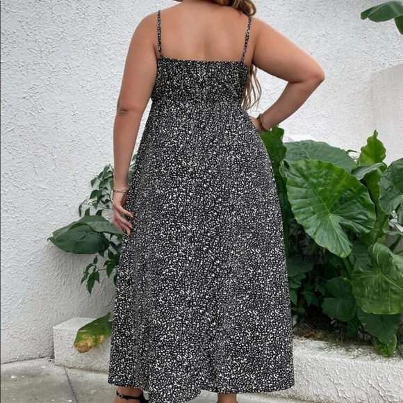 Plus size boho cami maxi dress - Picture 3 of 5